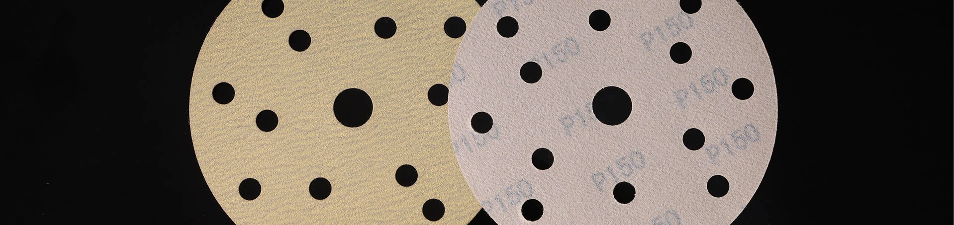 Schleif scheiben mit Klett verschluss, PSA-Discs