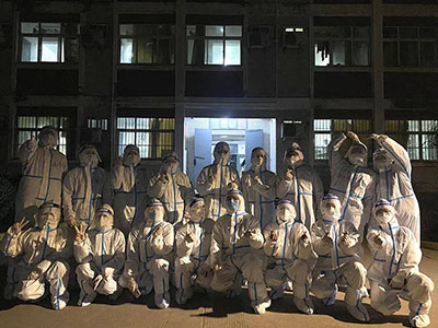 Kampf gegen das Corona-19-Virus, wir sind in Aktion