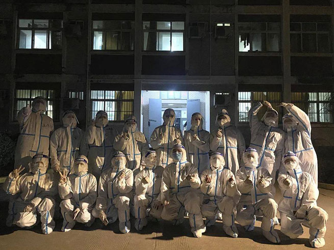 Kampf gegen das Corona-19-Virus, wir sind in Aktion