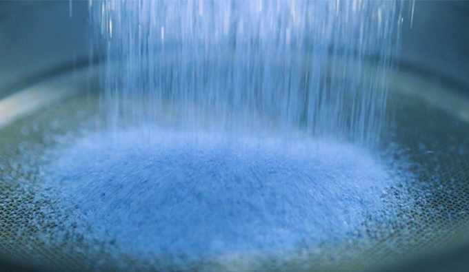 Rohstoff inspektion von Schleif mitteln