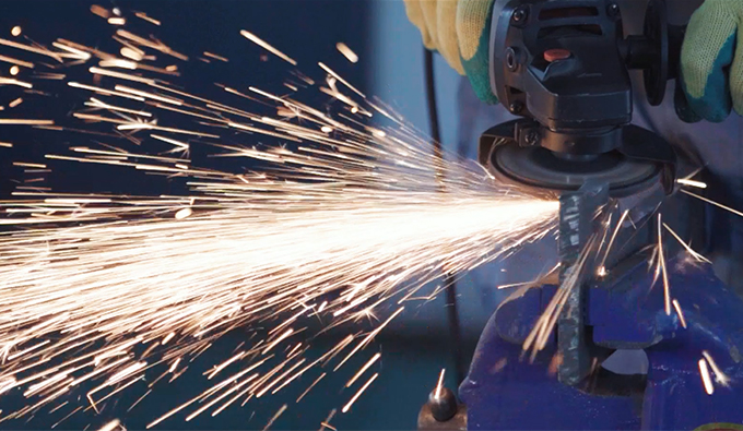 Leistungs prüfung von Schleif mitteln