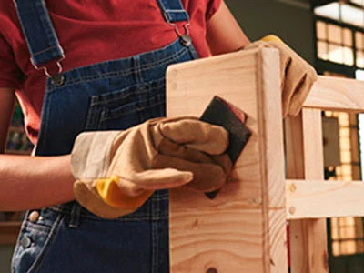 Wesentliche Werkzeuge für die Holz bearbeitung: Schleif block für Möbel